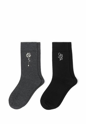 LIU JO, LIU JO 2-PAIR SOCK SET - Socken - black