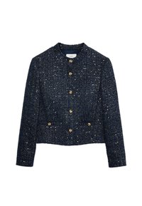 TWEED SPARKLY COLLARLESS  - Blazer - navy mix