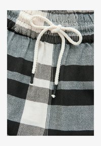 Next TEXTURED CHECK BARREL - Broek - black white/zwart - Zalando.nl