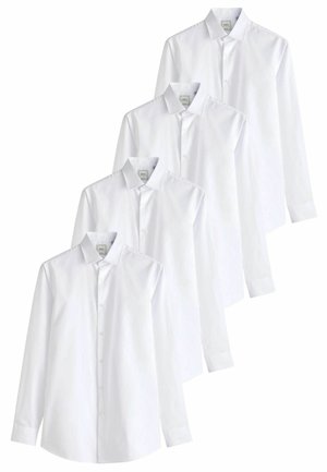 Next 4 PACK REGULAR FIT  - Camisa elegante - white