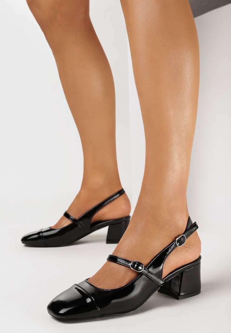 Escarpins Silvy Vintage 70's En Cuir Marron Et Noir - Taille 36.5, Talon Aiguille 9.2 Cm, Neuf Sans Boîte