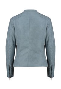 ONLY ONLAVA BIKER OTW NOOS - Imiteret læderjakke - light blue