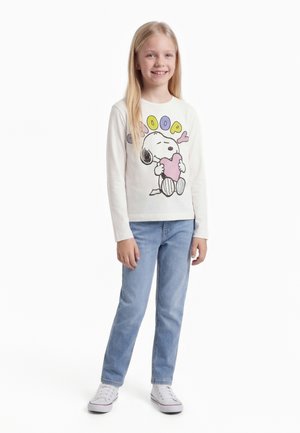Name it NMFDREMA SNOOPY - T-shirt à manches longues - cloud dancer