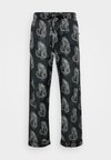 MENS PYJAMA TROUSERS - Pantalón de pijama - black/cream