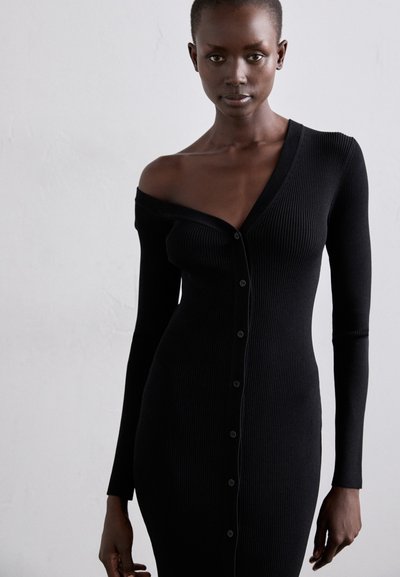 STAUD CRAFTSMAN DRESS - Robe pull - black