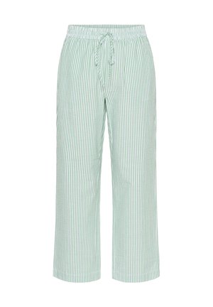 Saint Tropez ELMIKOSZ  - Trousers - pistachio green white stripe