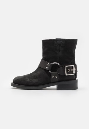 DORIS - Bottines de cowboy / motard - black