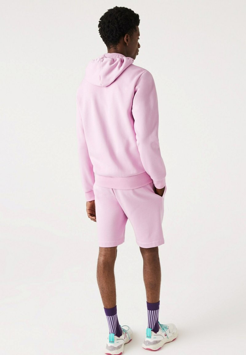 Ensemble Lacoste Homme Short Polo Pink Short Lacoste Rose Ensemble