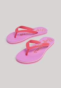 Pepe Jeans BAY BEACH BRAND - Allassandaalit - washed red