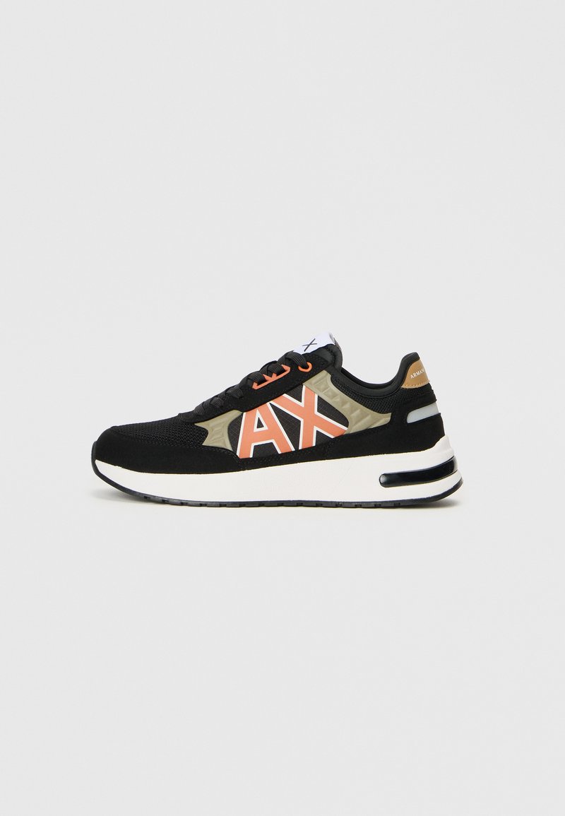Armani Exchange Sneakers laag zwart