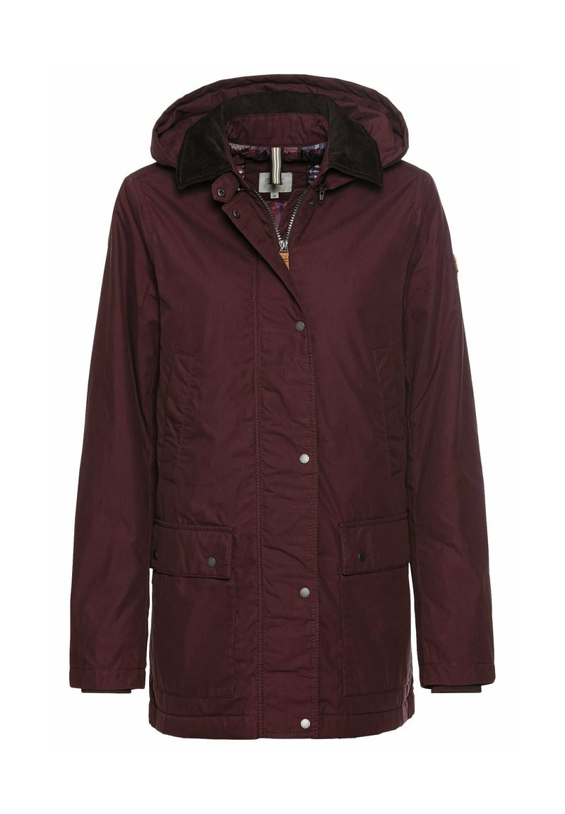 camel active Parka donkerrood gemêleerd