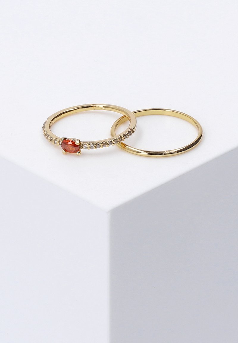 Damen Halsketten | TOSH Ring rot goldfarben/rot - TE92417 Damen Halsketten | TOSH Ring rot goldfarben/rot - TE92417
