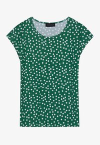 Anna Field 3 PACK - Apdrukāts T-krekls - green/white/mottled light grey
