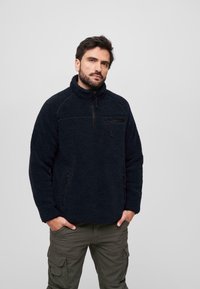 Felpa in pile - navy