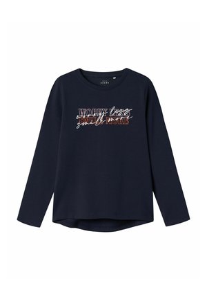 MIT LANGEN ÄRMELN REGULAR FIT - Camiseta de manga larga - dark sapphire