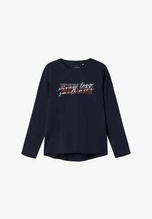 Name it, REGULAR FIT - Camiseta de manga larga - dark sapphire