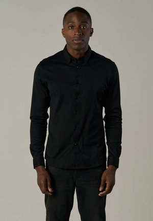 Mos Mosh Gallery MARCO - STRETCH - Shirt - black