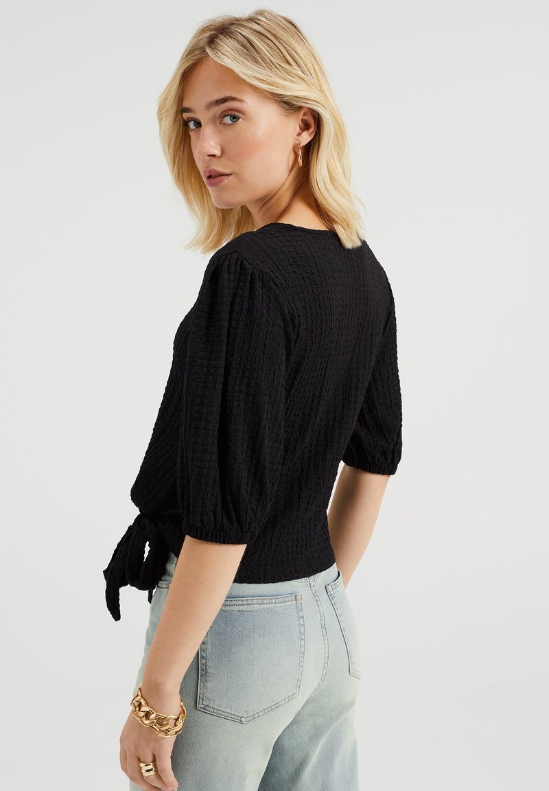 Damen T-Shirts | WE Fashion T-Shirt print black/schwarz - AZ59562 Damen T-Shirts | WE Fashion T-Shirt print black/schwarz - AZ59562
