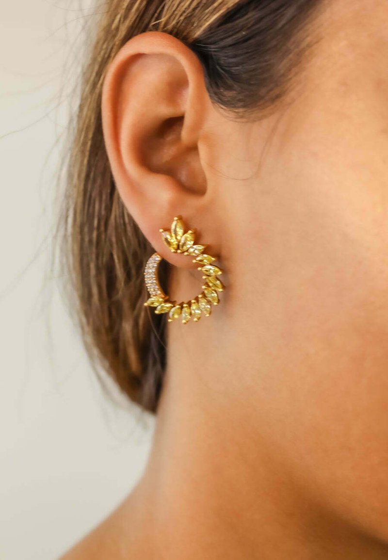Damen Halsketten | Bombay Sunset GOLDEN VIPER Ohrringe yellow/gelb - LO65871 Damen Halsketten | Bombay Sunset GOLDEN VIPER Ohrringe yellow/gelb - LO65871