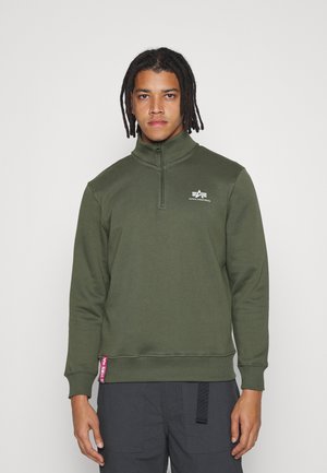 HALF ZIPP - Sweatshirt - dark olive