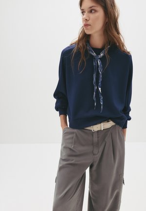 Sweatshirt - dark blue denim