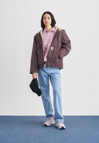 Carhartt WIP HOODED MITCH JACKET - Kerge jope - palisander dusky