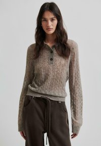 VESPA  - Polo krekls - mid brown melange