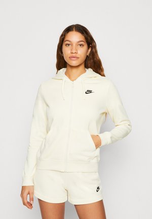 CLUB HOODIE  - Sweatjakke - coconut milk/black