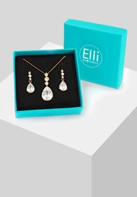 Elli SPARKLING BASIC SET - MIT KRISTALLEN VON SWAROVSKI® - Örhänge - gold coloured