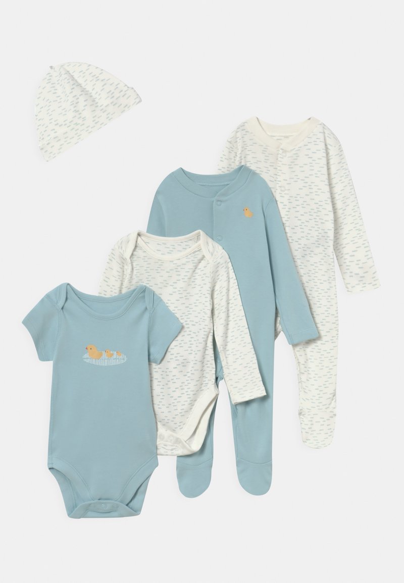 Marks & Spencer BABY STARTER SET TShirt print light blue/blau