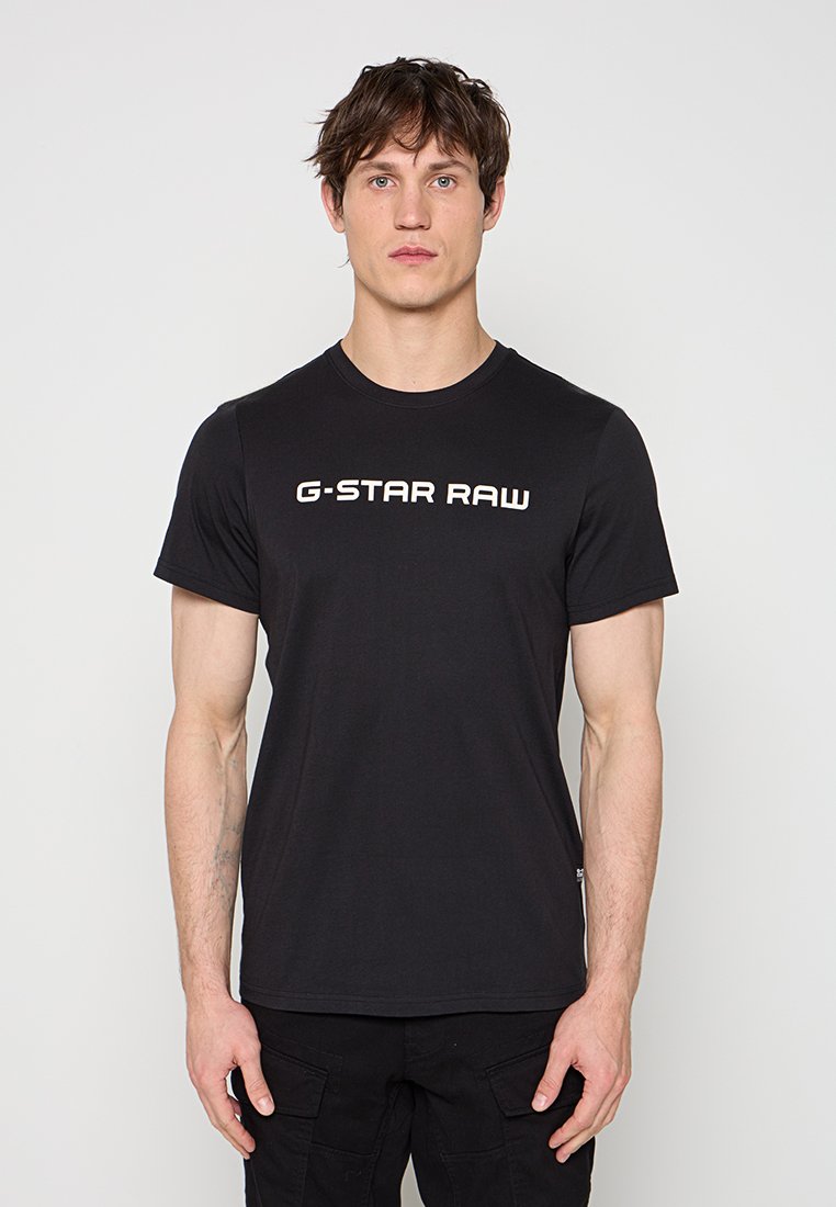 G-Star T-shirt print zwart