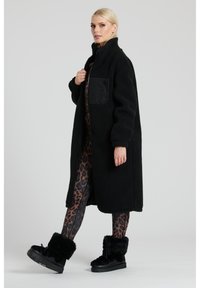 South Beach LONG BORG SKI WEAR - Vinterkappa /-rock - black