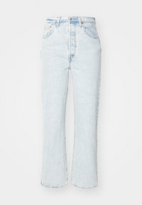 RIBCAGE STRAIGHT ANKLE - Vaqueros rectos - be frayed