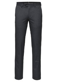 SLHSLIM-CARLO FLEX PANTS - Calças - grey melange