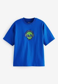 Next SHORT SLEEVE GRAPHIC 3 PACK STANDARD - Printtipaita - blue ecru cream