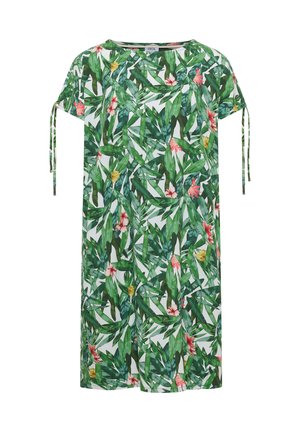 Cecil, KNEE-LENGTH DRESS WITH FLORAL PATTERN - Vestido informal - khaki