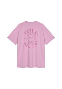 OH APRIL POSITIVE - Apdrukāts T-krekls - bright lilac