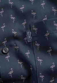 Next OXFORD FIT SHORT SLEEVE REGULAR FIT - Pluus - navy blue flamingo