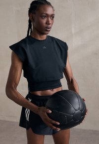 adidas Performance POWER BOXY 3-STRIPES TANK - Sportska majica - black