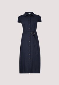 VINTAGE BUTTON - Blusenkleid - navy