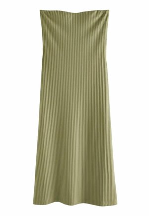 BANDEAU SUMMER - Džersejové šaty - khaki green