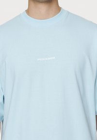 Pegador LOGO BOXY TEE - Basic T-shirt - washed baby blue