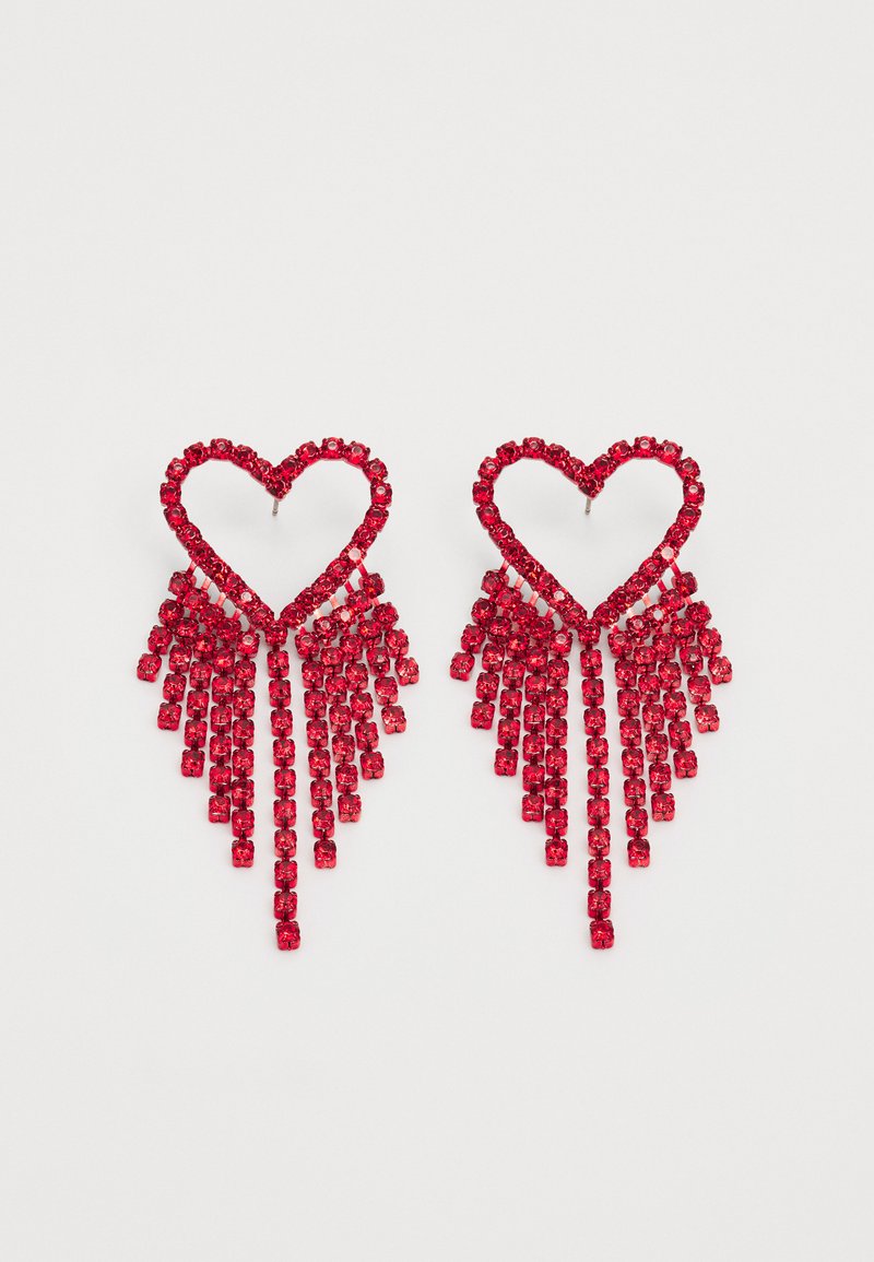 Even&Odd Boucles d'oreilles - red
