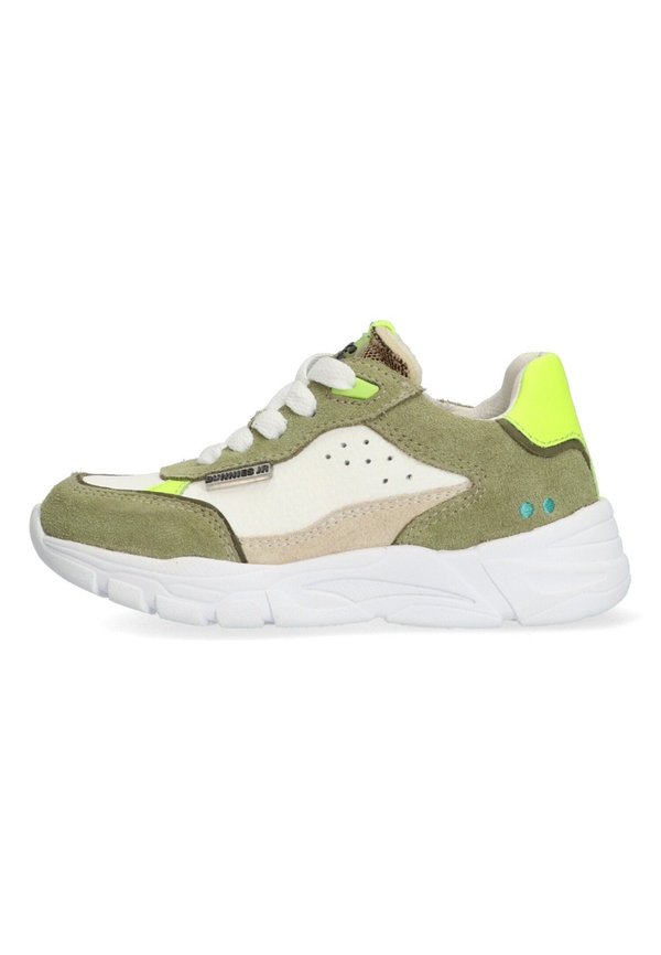 STEVEN SPRING - Sneaker low - groen wit beige