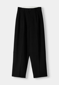 TAILORED BAGGY - Bukser - black