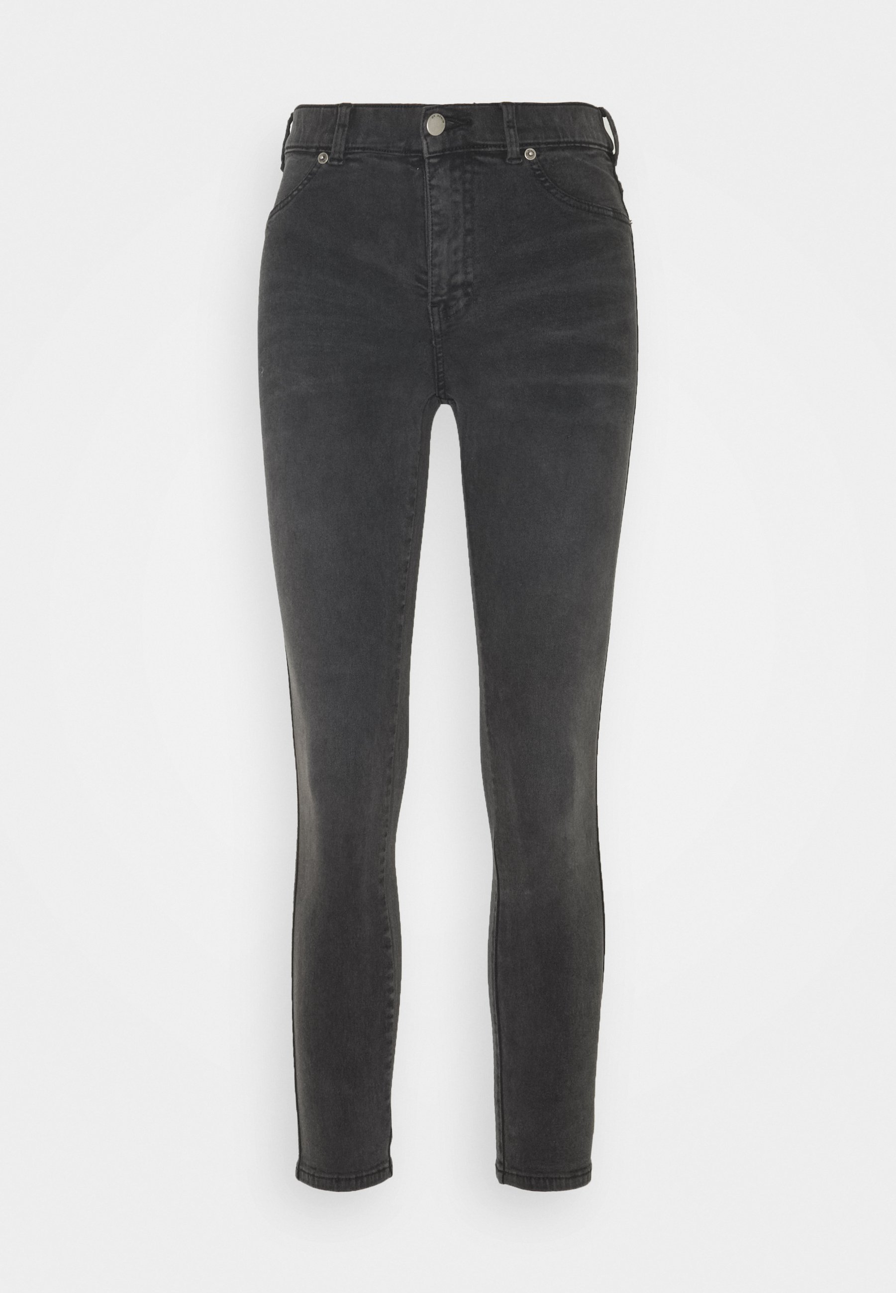 Dr.Denim Petite PLENTY - Aptempti džinsai - iron black/marga juoda -  Zalando.lt