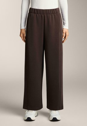 WARM SOFT TOUCH BRUSHED STRAIGHT LEG - Pantaloni de trening - brown