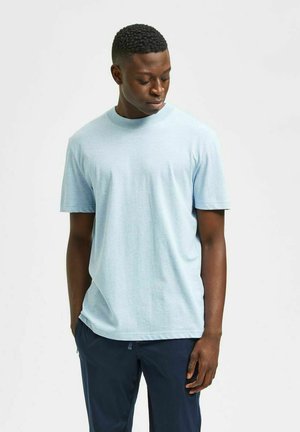 SLHRELAXCOLMAN O NECK - T-shirt basique - celestial blue