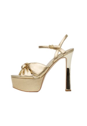 Michael Kors ELENA - Sandalias con plataforma - gold