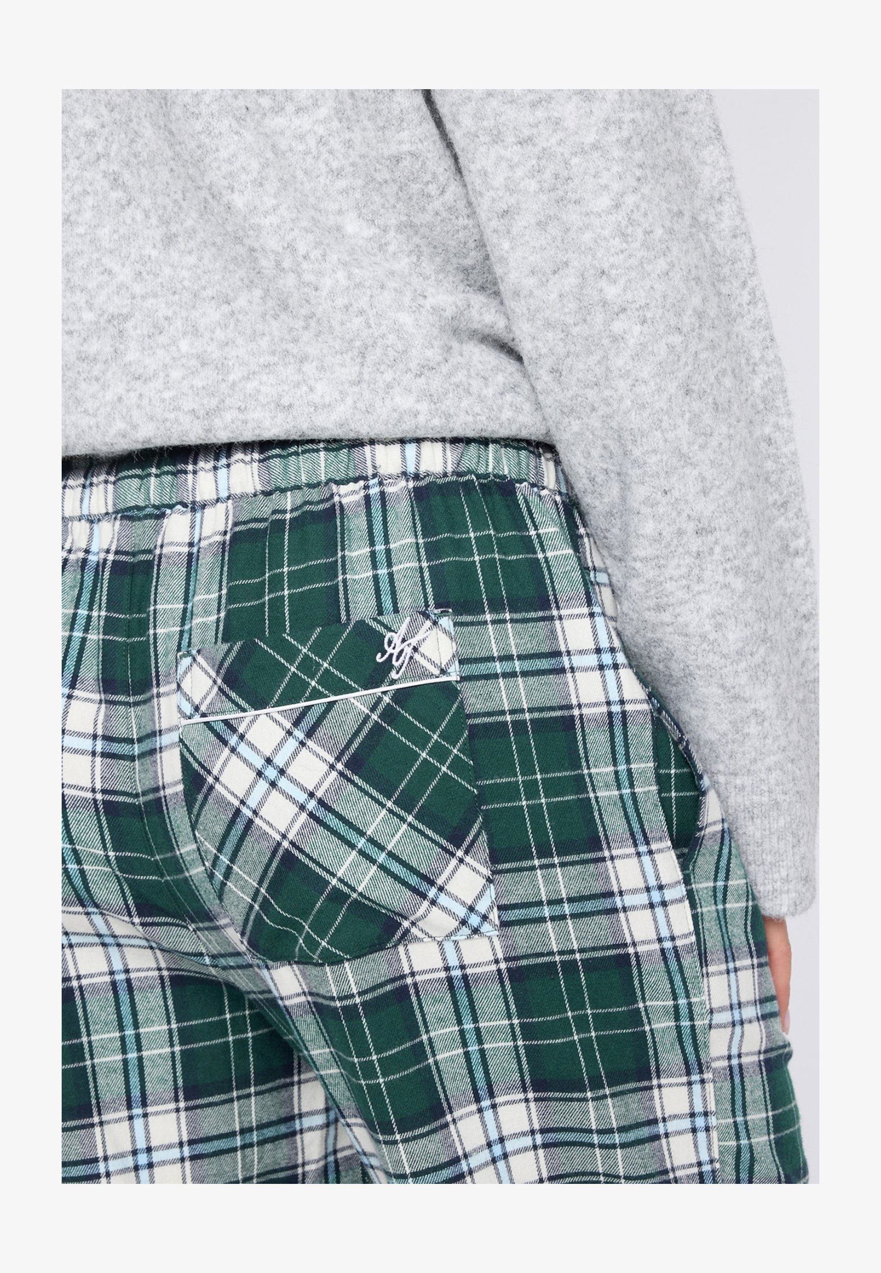 Pantaloni Pigiama Da Uomo Con Tasche – Motivo Koala Tropicale Grigio E Verde – Morbidi E Comodi Per Il Relax